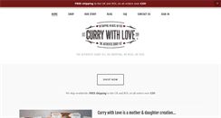 Desktop Screenshot of curry-with-love.co.uk